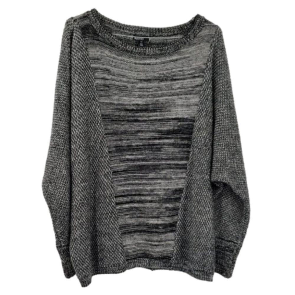 VALETTE Dolman Batwing Sleeve Gray Sweater Womens Size Extra Small